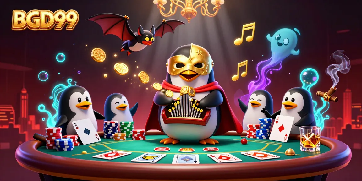 Engage in thrilling gameplay at BGD99 with a lively casino scene featuring dynamic elements.