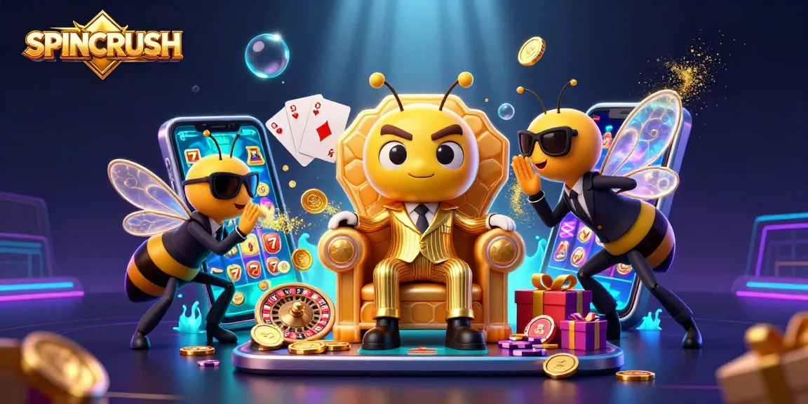 SPINCRUSH: Join the exciting world of slots and mobile gaming with immersive visuals and dynamic gameplay.