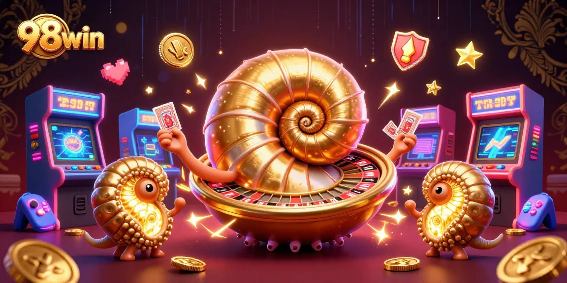 Spin and win big with 98win's thrilling games featuring ancient nautilus and glowing ammonites.