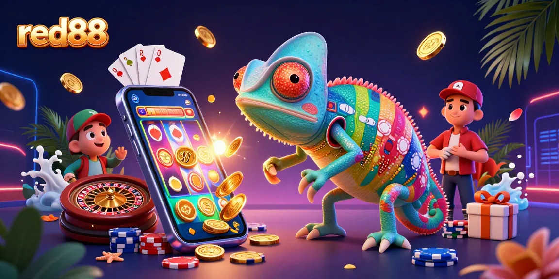 Experience the excitement of red88 casino with a vibrant chameleon owner and dynamic games.