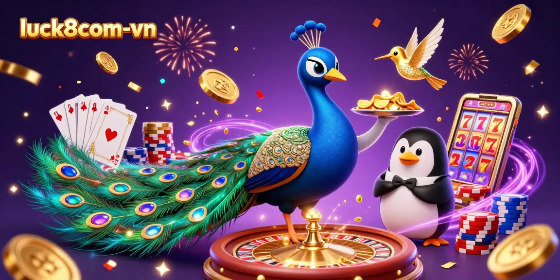 Experience winning excitement at luck8com-vn with vibrant casino action and lucky symbols.
