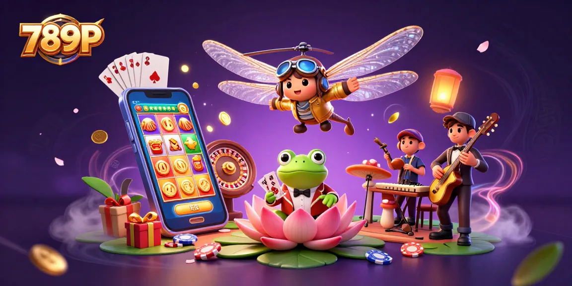 Enhance your gaming experience with 789P at the magical lily pad casino, featuring engaging characters and games.