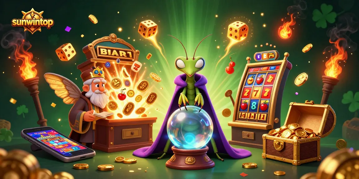 Experience thrilling gaming at sunwintop with vibrant characters and exciting rewards galore!