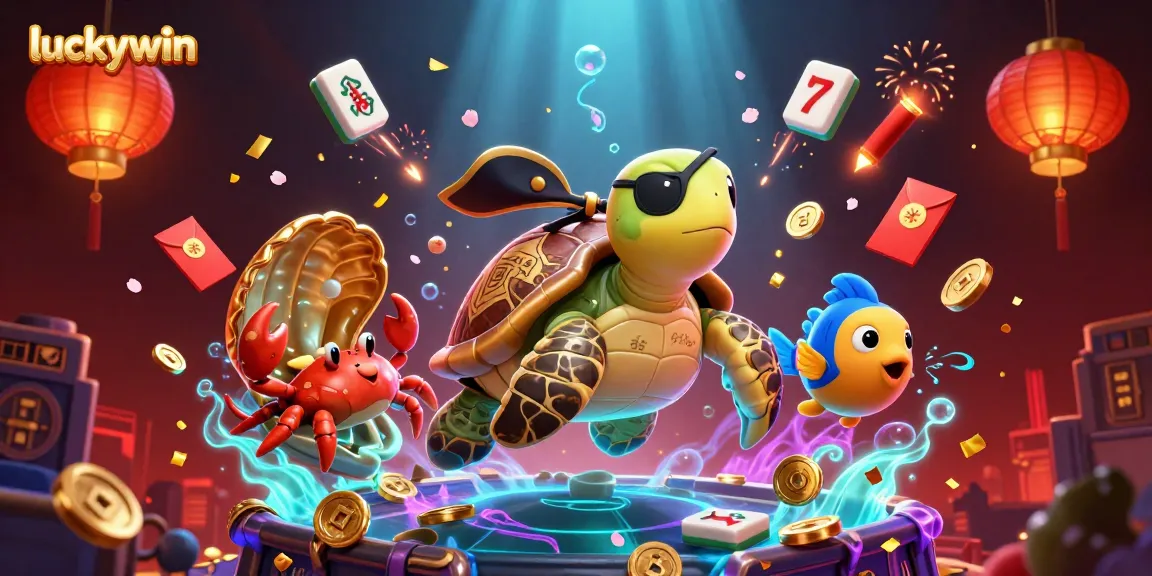 Experience thrilling gameplay at luckywin with vibrant slot reels and colorful game elements.
