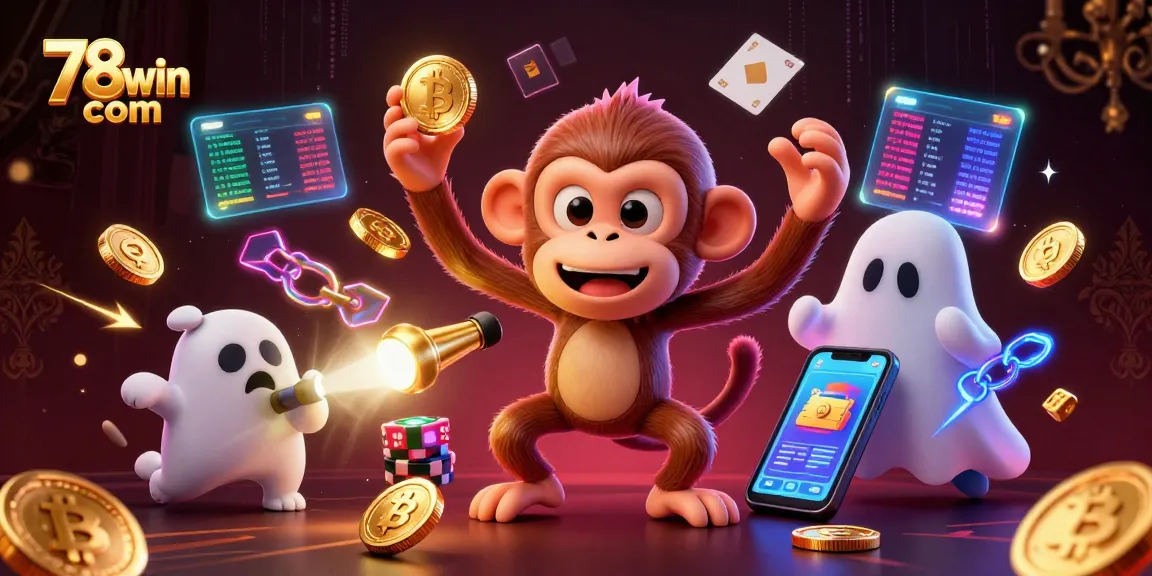 Engage with thrilling 78win com action at a haunted casino filled with playful ghosts and crypto treasures.