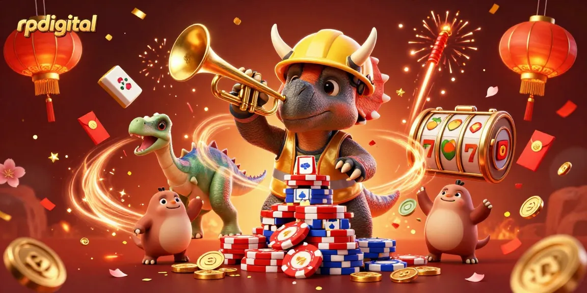 Celebrate with rpdigital's 3D characters while winning big at the casino!