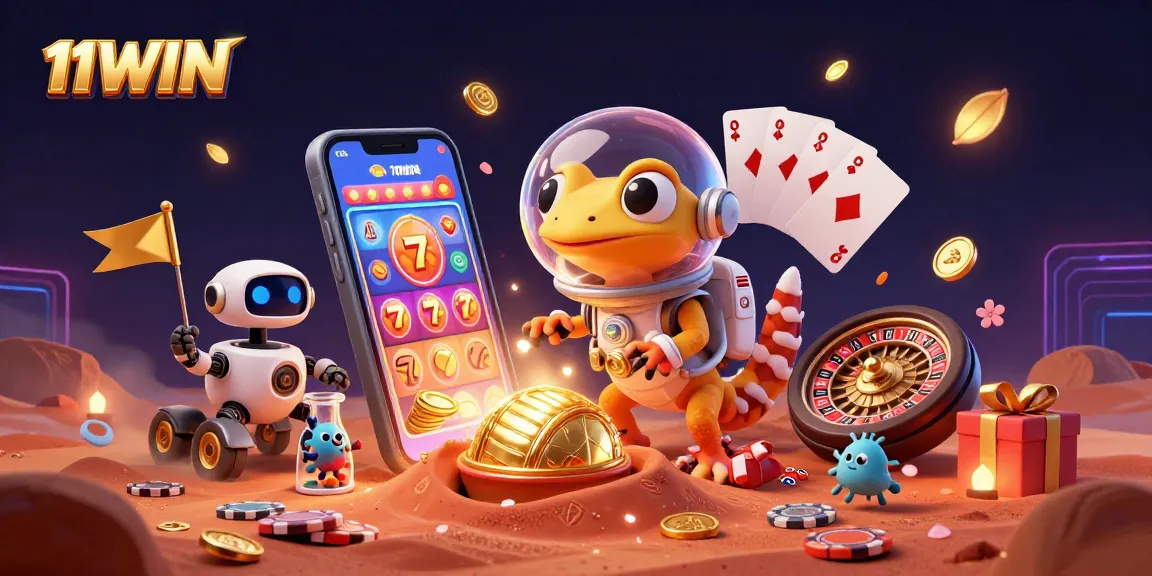 Experience thrilling wins with 11WIN at a golden Martian casino adventure!