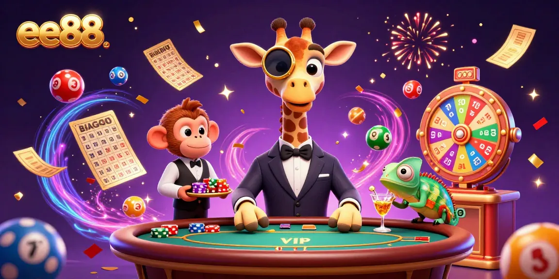 Enjoy exciting gameplay at ee88 with our vibrant casino-themed illustration featuring colorful elements.