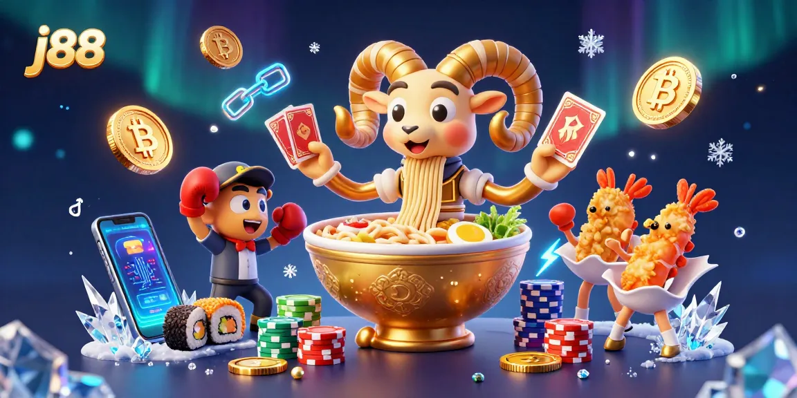 Engage with j88 gaming through vibrant characters and dynamic casino elements in 3D.