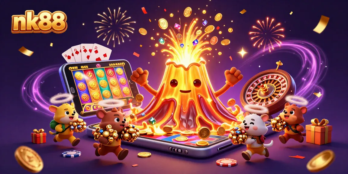 Experience thrilling wins at nk88 with charismatic volcano and exciting casino elements