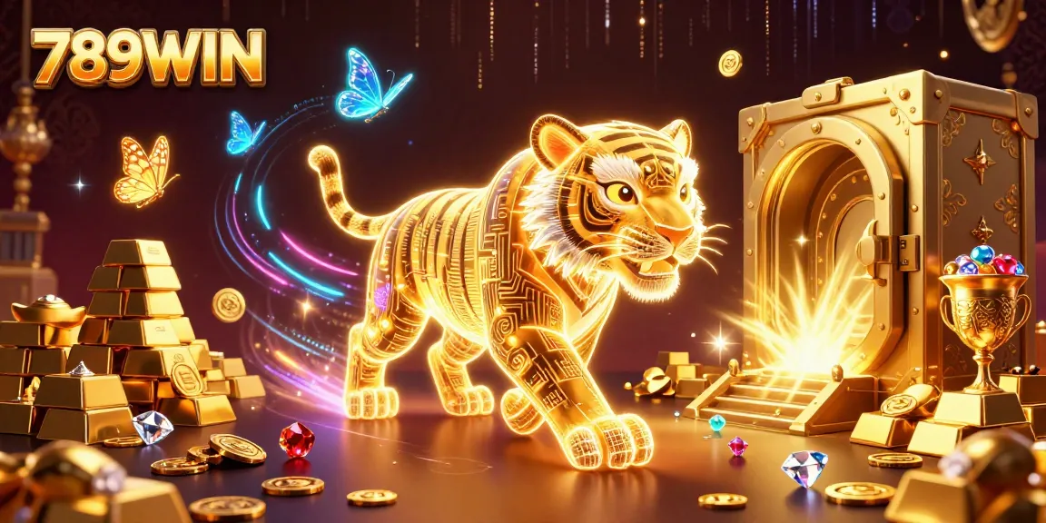 Engage in thrilling gameplay at 789WIN with vibrant 3D illustrations showcasing neon casino energy.